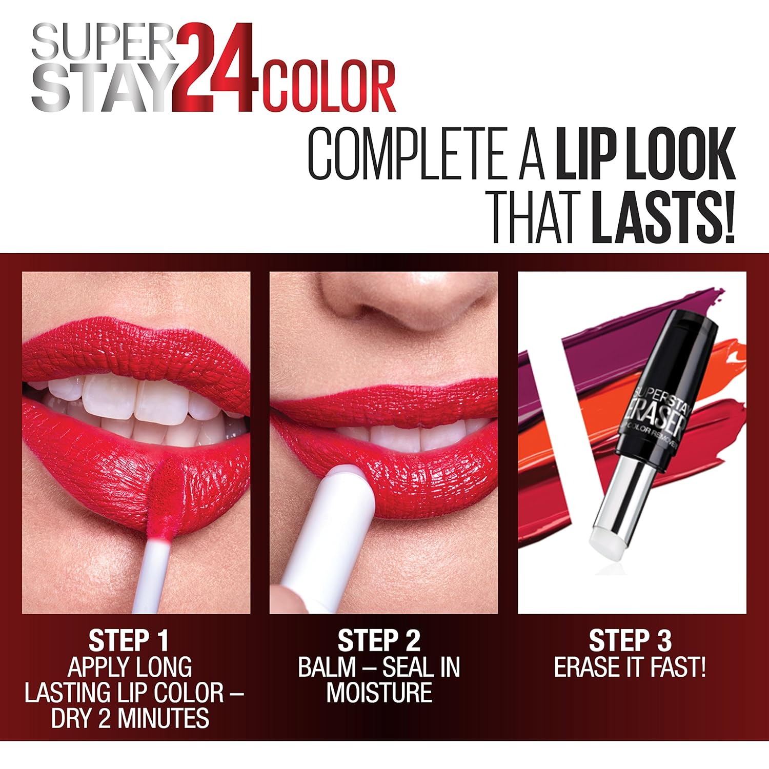 Maybelline New York SuperStay 24, 2-Step Liquid Lipstick K0868200 090 TIMELESS ROSE 0.78 Ounce (Pack of 1) - Image 9