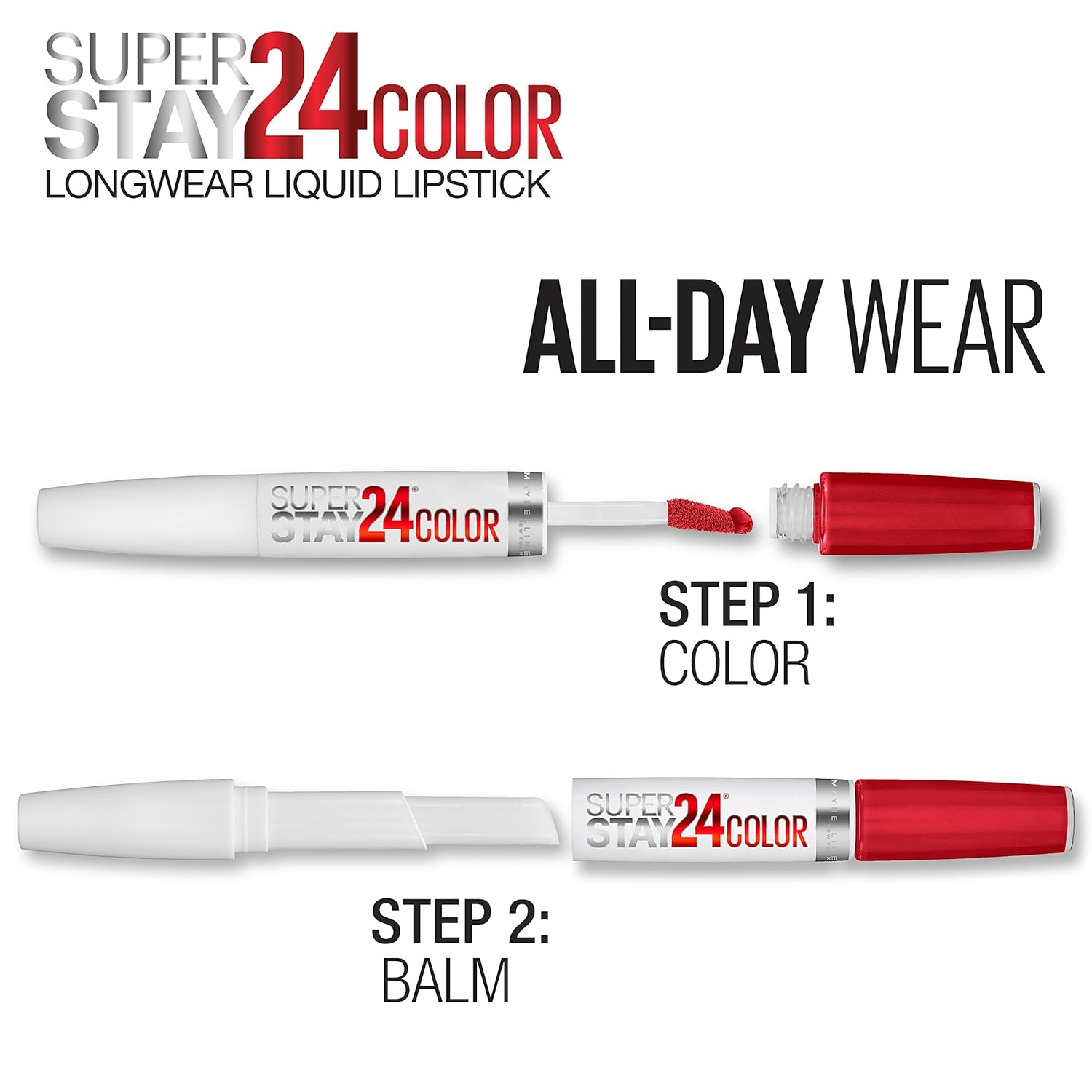 Maybelline New York SuperStay 24, 2-Step Liquid Lipstick K0868200 090 TIMELESS ROSE 0.78 Ounce (Pack of 1) - Image 11