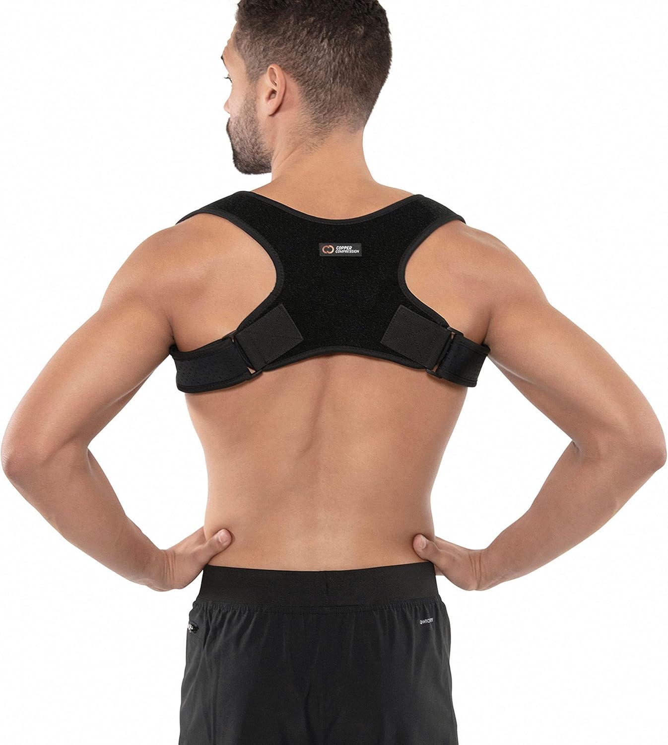 Copper Compression Back Brace Posture Corrector for Women and Men. Copper Infused Shoulder Straightener, Adjustable Upper Back Support for Relief, Scoliosis, Hunchback, Hump, Thoracic, Spine, Pain - Image 7