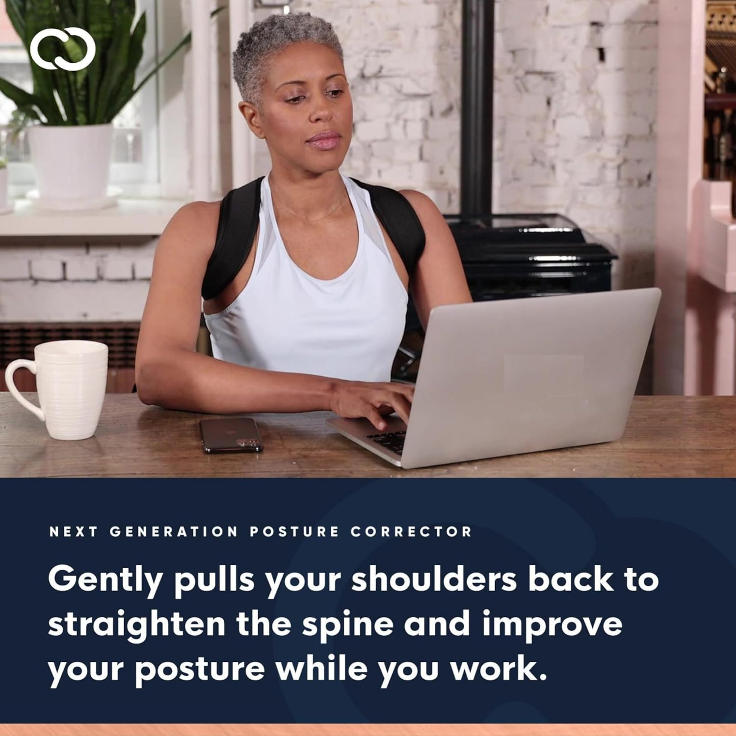 Copper Compression Back Brace Posture Corrector for Women and Men. Copper Infused Shoulder Straightener, Adjustable Upper Back Support for Relief, Scoliosis, Hunchback, Hump, Thoracic, Spine, Pain - Image 8