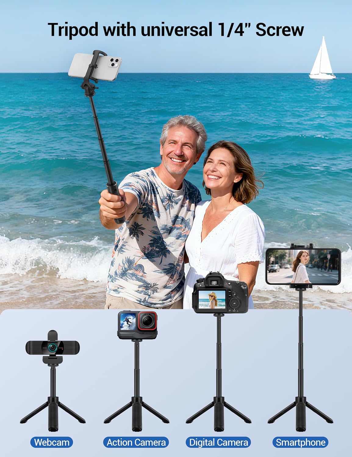 RUWBY Full HD 1080P Webcam with Built-in Dual Mics, Wide-Angle Lens, Privacy Cover, Tripod Stand, Autofocus PC Camera, Plug and Play for Desktop Computer or Laptop - Image 7