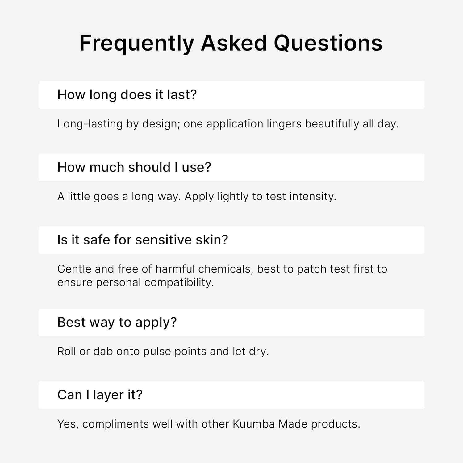 Kuumba Made Tunisian Patchouli Fragrance Oil, Long-Lasting Scented Oil Perfume Roller, Vegan, Alcohol-Free, 0.15 Fl Oz - Image 8