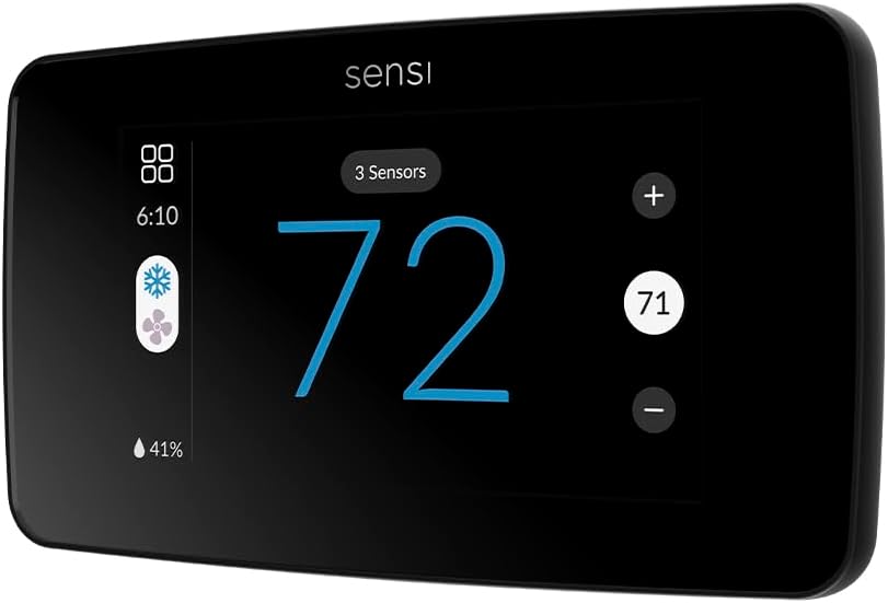 Sensi Touch 2 Smart Thermostat with Touchscreen Color Display, 100 Years of Expertise, Programmable, Wi-Fi, Data Privacy, Easy DIY, Works with Alexa, Energy Star Certified, ST76, C-Wire Required - Image 15