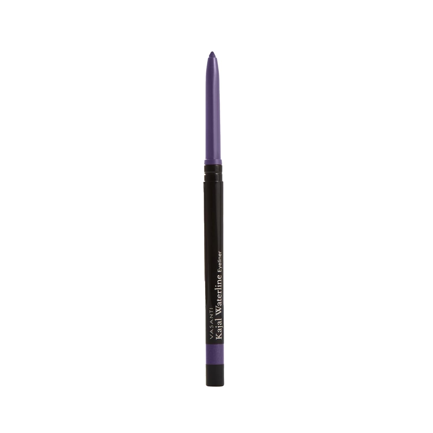 VASANTI Kajal Waterline Eyeliner (Violet Rays) | Long-Lasting, Blendable Waterline Eye Liner | Smudge-Proof and Water-Resistant Eyeliner Pencil for Sensitive Eyes | Ophthalmologist Approved & Tested