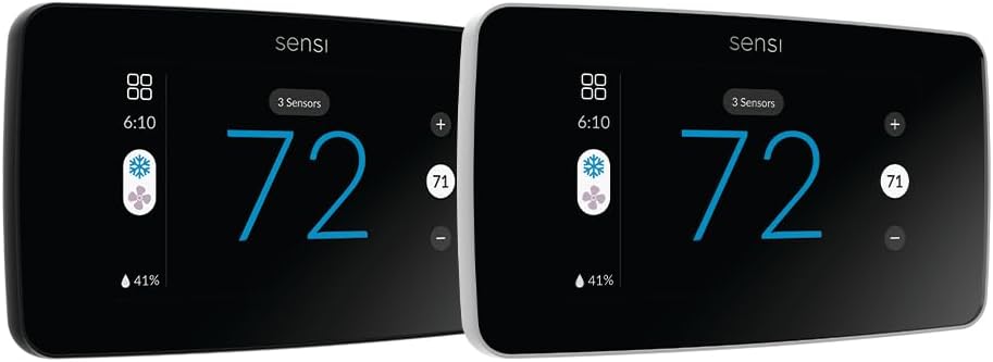 Sensi Touch 2 Smart Thermostat with Touchscreen Color Display, 100 Years of Expertise, Programmable, Wi-Fi, Data Privacy, Easy DIY, Works with Alexa, Energy Star Certified, ST76, C-Wire Required - Image 14