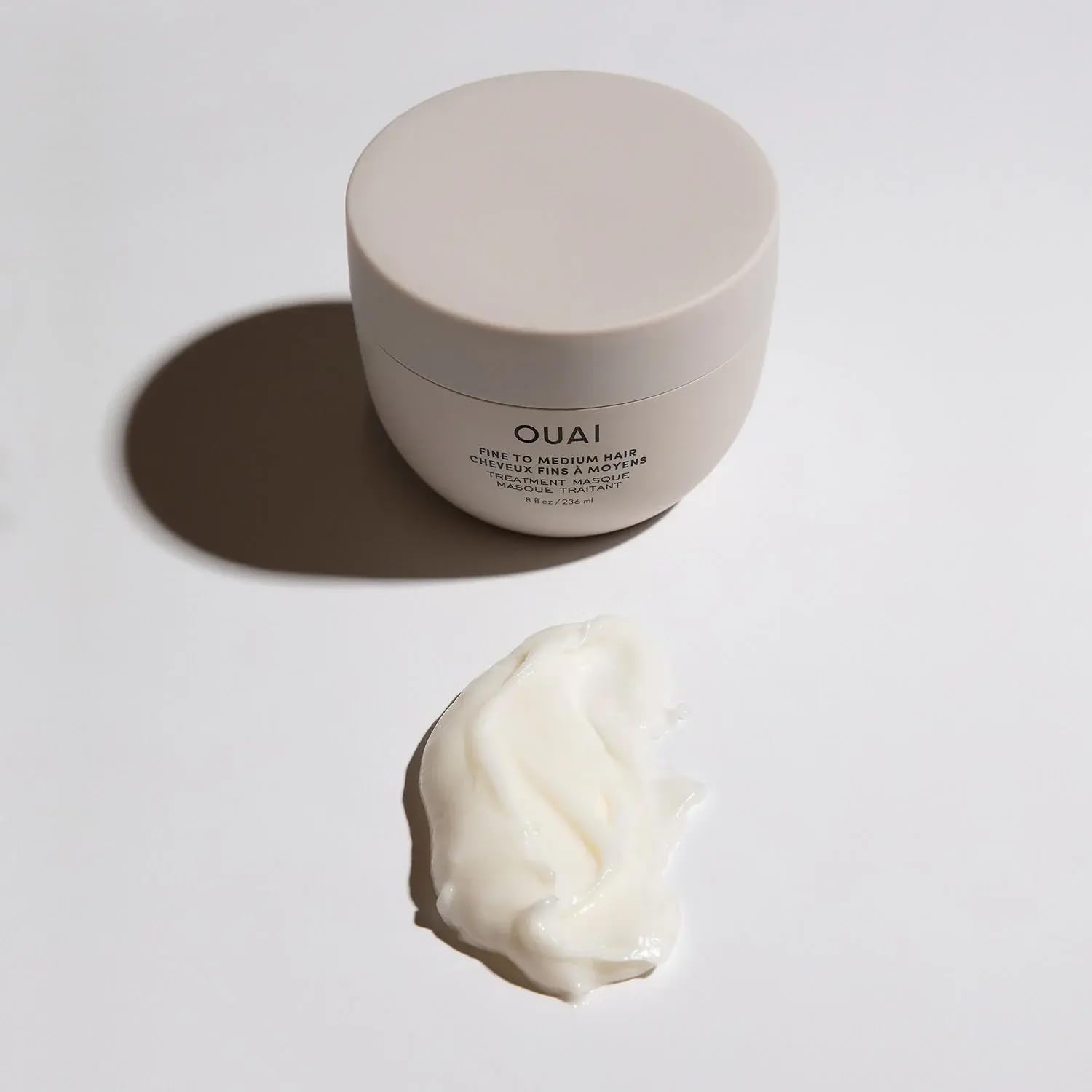 OUAI Fine to Medium Hair Treatment Mask - Lightweight Deep Conditioning Hair Mask with Shea Butter, Keratin & Panthenol - Helps Hydrate, Fight Frizz, Strengthen & Repair Damage (3.4 oz) - Image 7