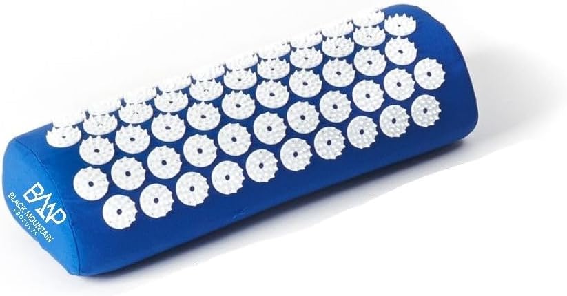 Black Mountain Products Acupressure Mat with Pillow & Carrying Bag - Acupressure Mat for Trigger Point Massage Therapy, Blue - Image 3