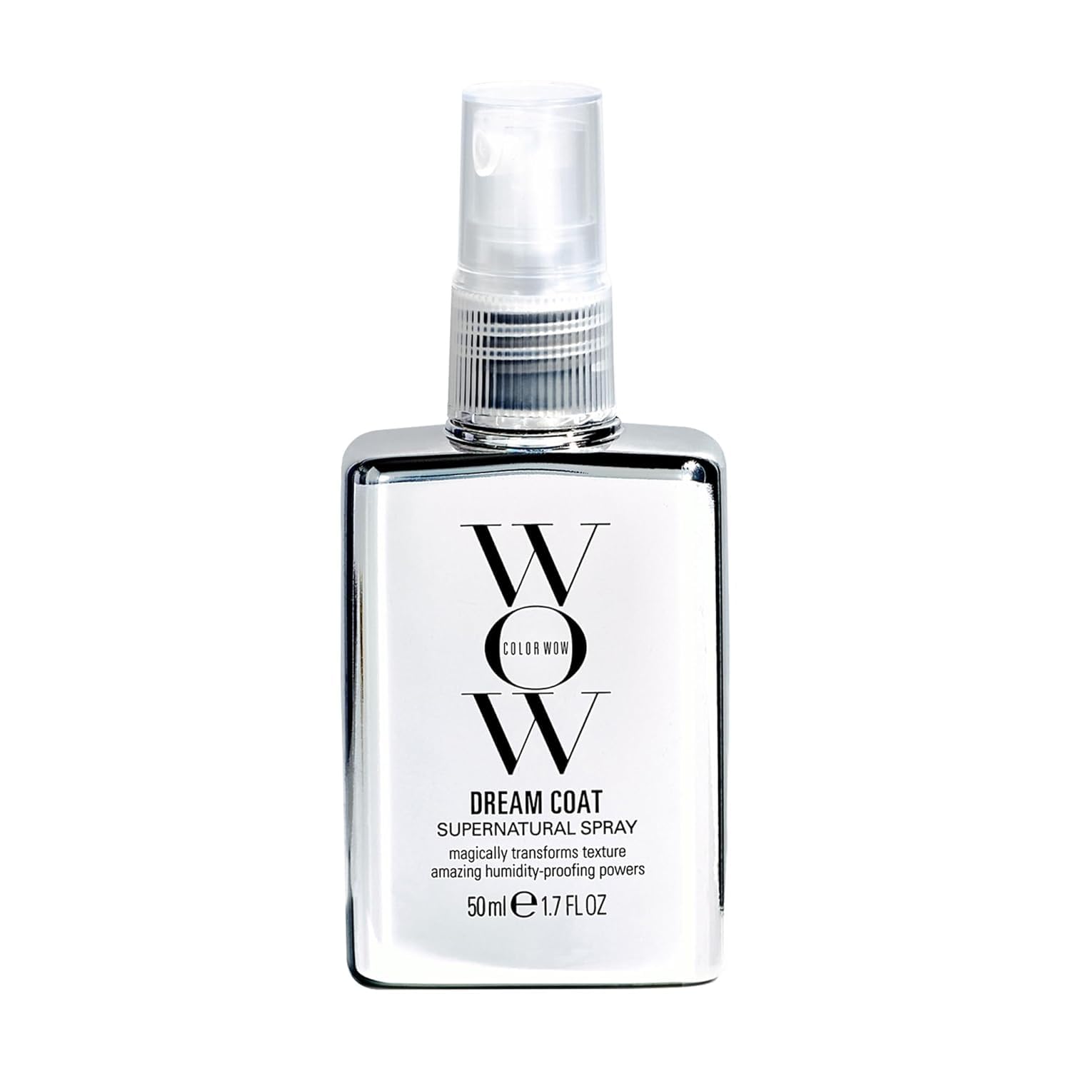 COLOR WOW Dream Coat Anti-Humidity Treatment Spray – Anti-Frizz Hair Smoothing Spray with Built-in Heat Protectant, Award-Winning Leave In Treatment for Glassy Smooth, Shiny Styles up to 3-4 Washes