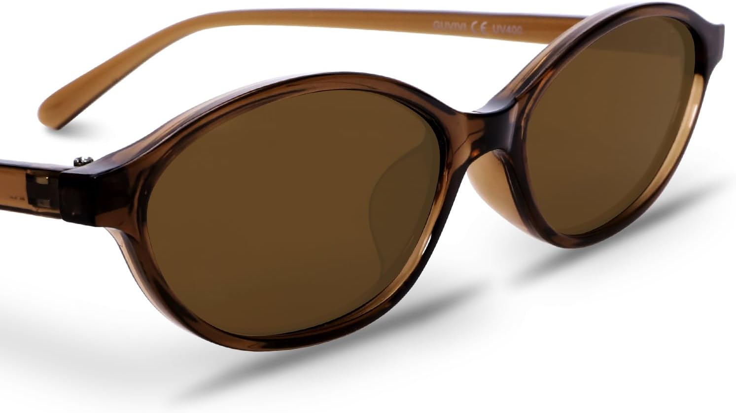 Retro Oval Sunglasses for Women Chic Cat Eye 90s Sunnies Lightweight Narrow Shades Trendy UV protection Sun Glasses - Image 9