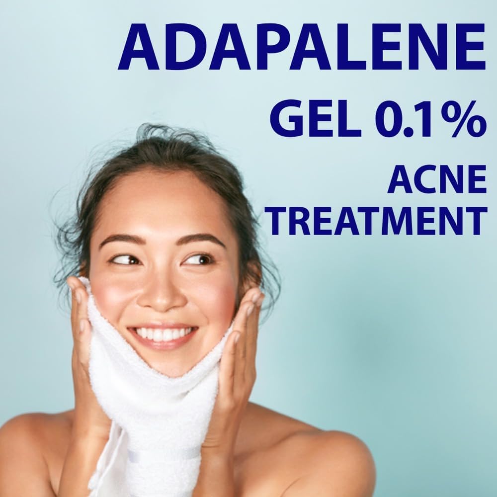 TARO Adapalene 0.1% USP Gel, Paraben Free, Retinoid Acne-Prone Facial Treatment for Sensitive Skin, Prescription Strength (0.5 Oz) - Image 6