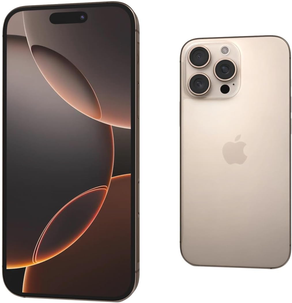 Apple iPhone 16 Pro, US Version, 128GB, Desert Titanium - Unlocked (Renewed) | 149.6 mm - Image 7