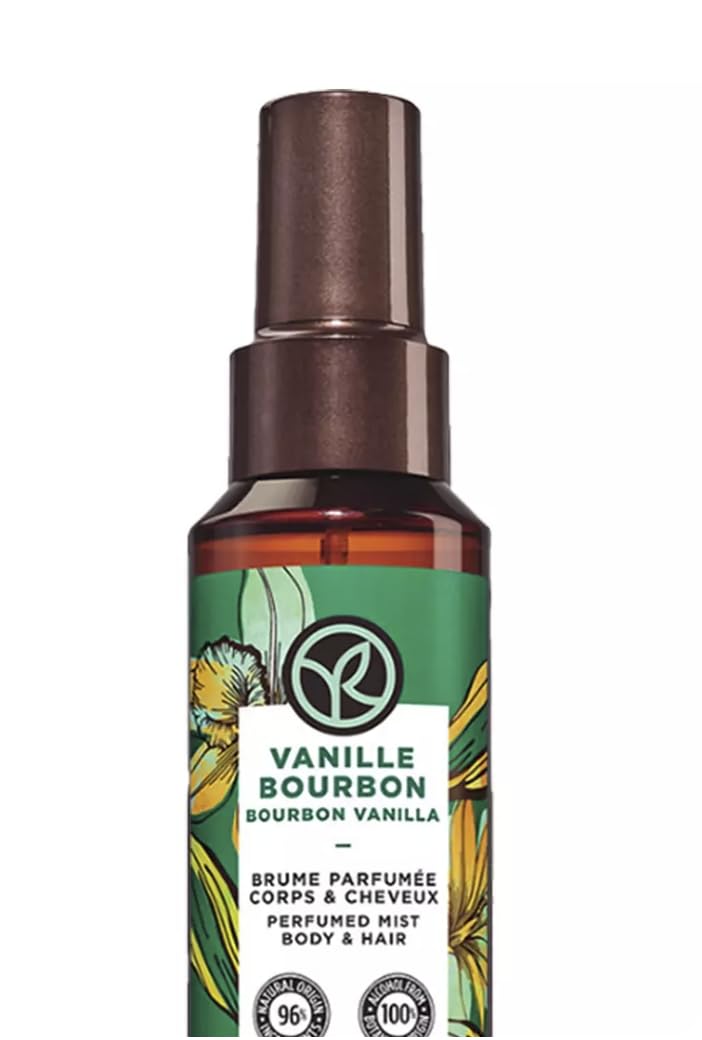Yves Rocher Sweet Bourbon Vanilla Hair and Body Spray Long Lasting Mist Women 100 ml./3.3 fl.oz. - Image 4
