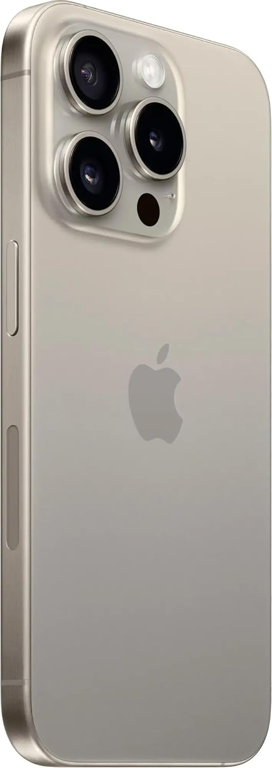 Apple iPhone 15 Pro, 512GB, Natural Titanium - Unlocked (Renewed) - Image 3