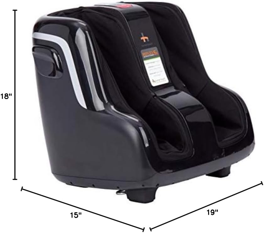 Human Touch Reflex5s Foot and Calf Massager - HSA Approved for Stress & Plantar Fasciitis Relief + Kneading & Compression for Circulation Support - 1 Year Warranty - Fits Women & Men Size 12 - Image 9