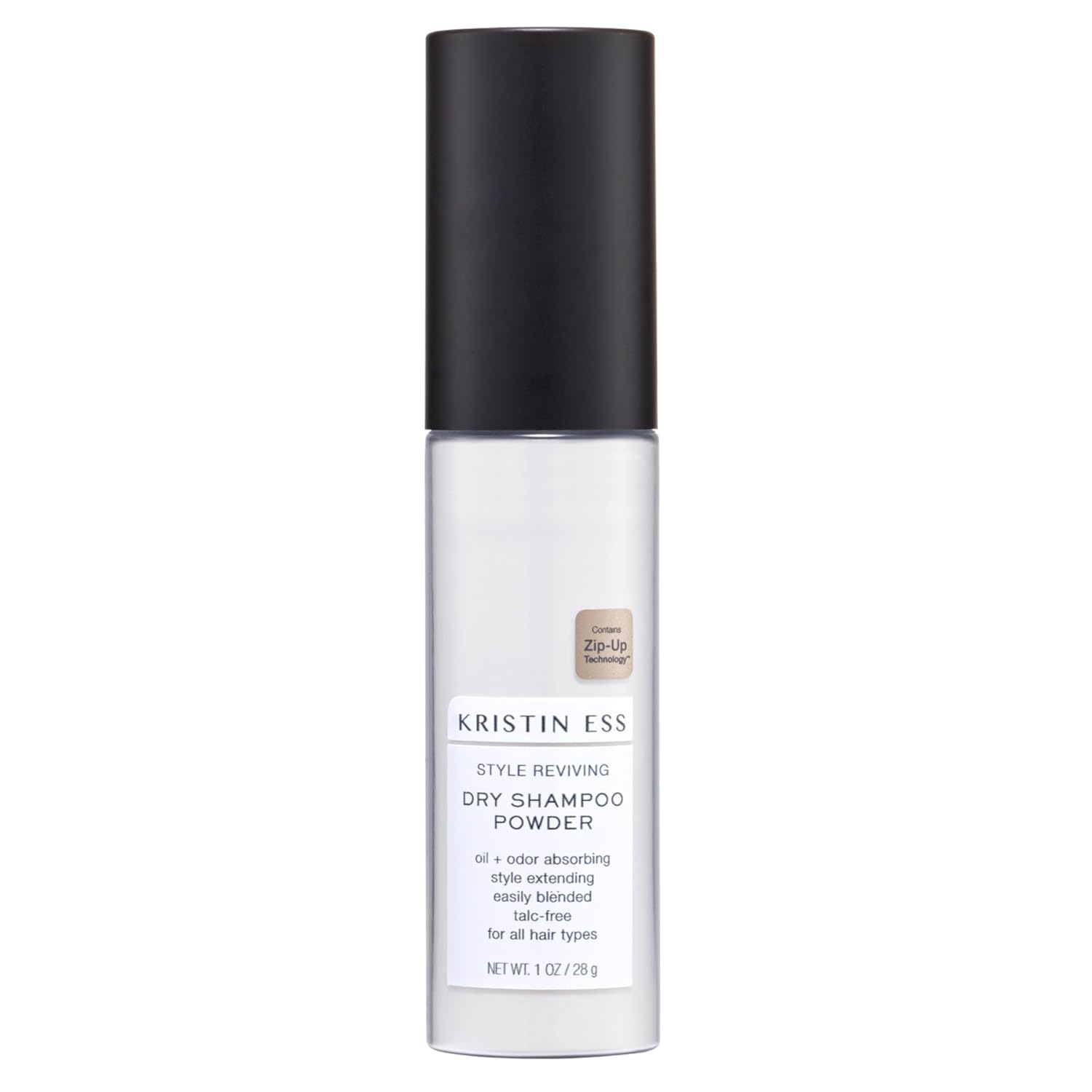 Kristin Ess Travel Size Dry Shampoo Powder For Oily Hair - Fresh Pear Fragrance - Non-Aerosol Style Extender - Sulfate Free, Color Safe, Vegan + Clean - Lightweight - Easily Blends In Dark Hair
