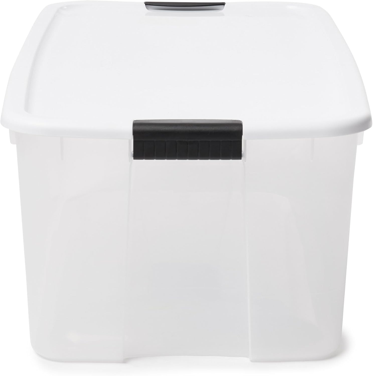Sterilite 4-Pack Ultra Latching Box, Storage Bins with Lids, Clear Plastic, 116 Quart - Heavy-Duty Organizing Containers for Closet, Bathroom, and Office - Image 9