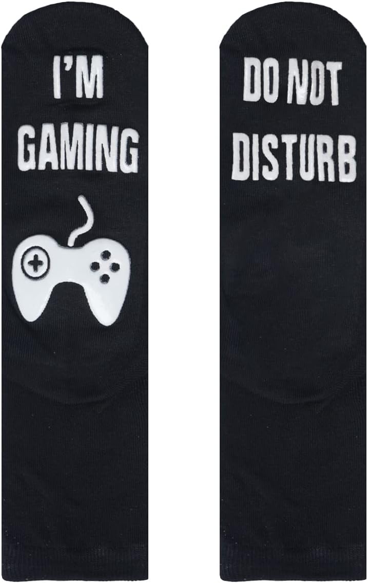 NDLBS Funny Christmas Gifts Novelty Gaming Socks Christmas Stocking Stuffers for Men Teens Boys Kids Him Adult Xmas Gifts - Image 3