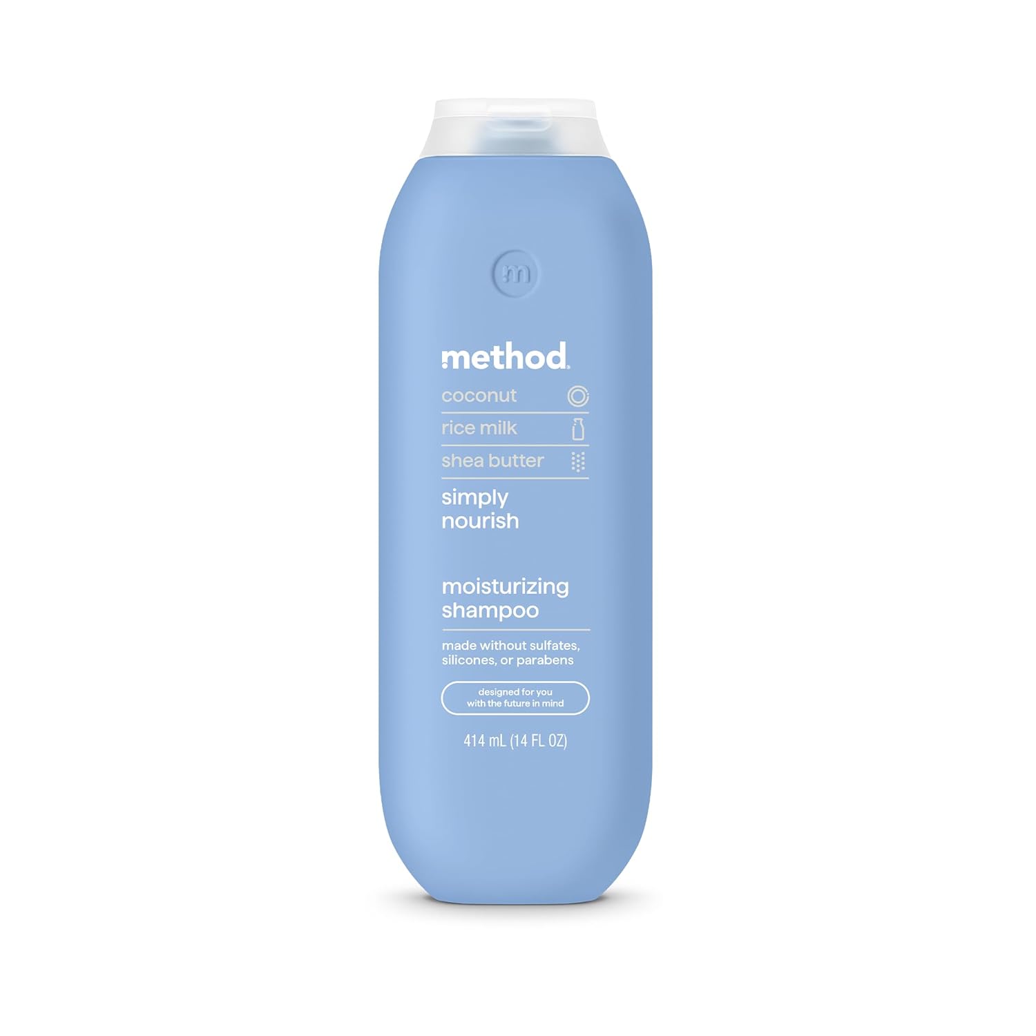 Method Moisturizing Shampoo, Simply Nourish - Hydrates and Revives Dry Hair, Safe for Color-Treated Hair – Sulfate Free and Cruelty Free - 14 oz
