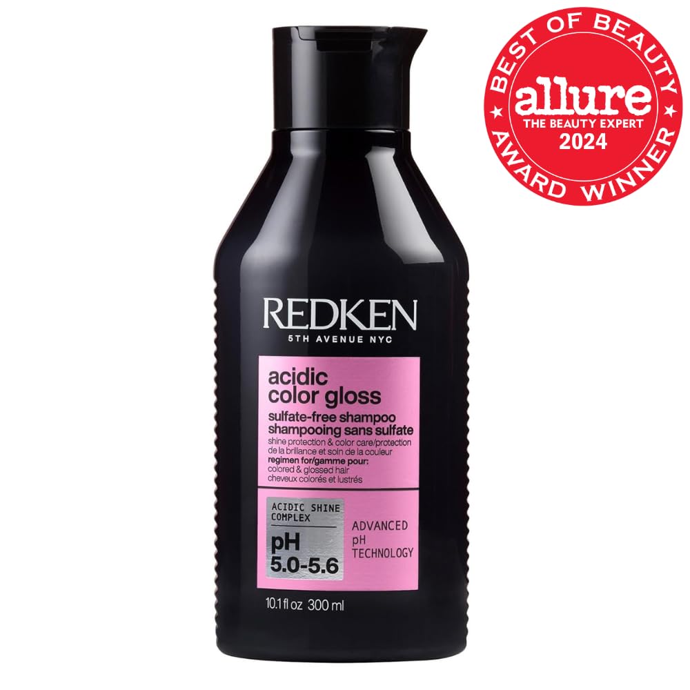 Redken Acidic Color Gloss Sulfate-Free Shampoo for Color Protection and Shine To Help Extend Color & Shine for Color-Treated Hair - Image 2