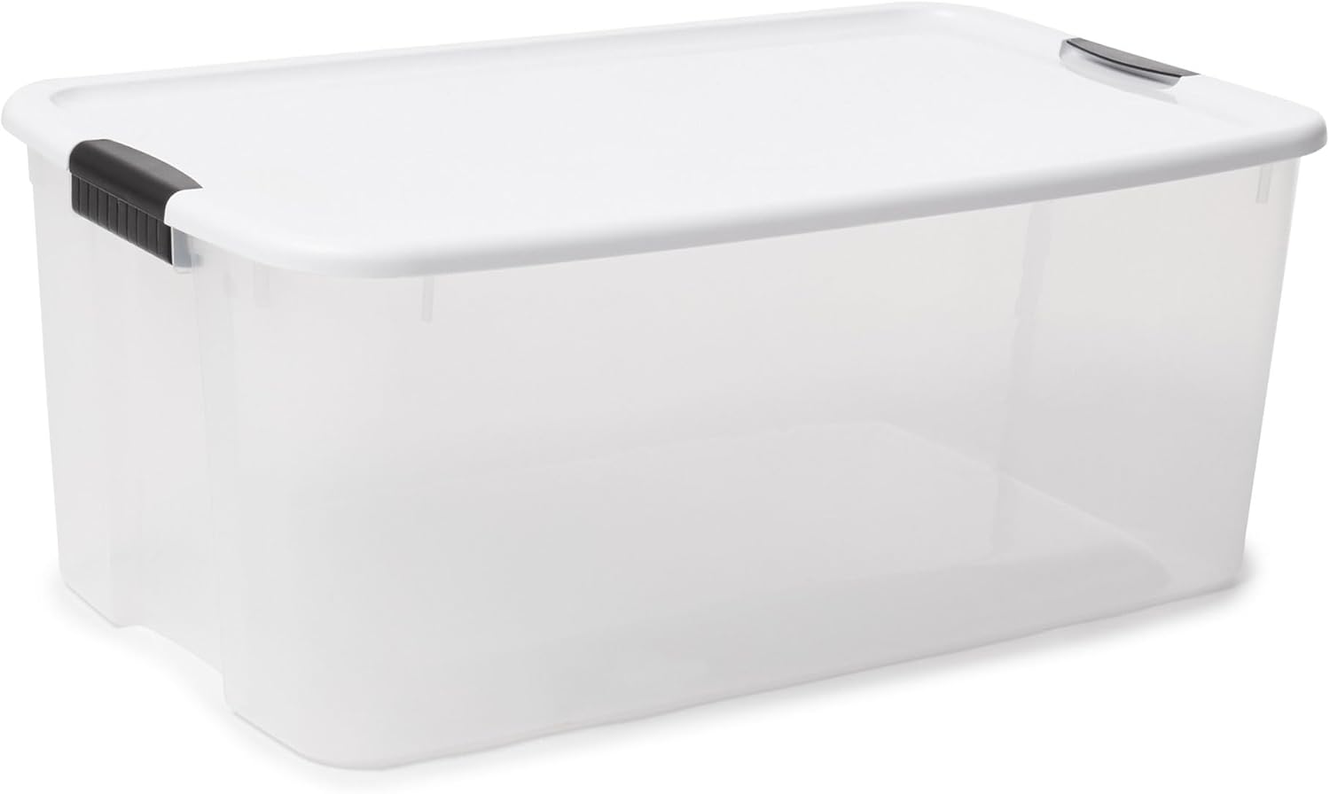 Sterilite 4-Pack Ultra Latching Box, Storage Bins with Lids, Clear Plastic, 116 Quart - Heavy-Duty Organizing Containers for Closet, Bathroom, and Office - Image 7