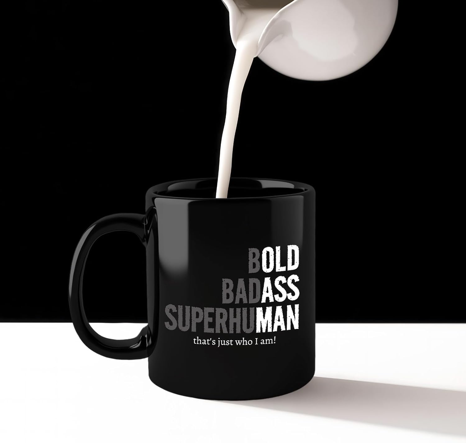 Funny Dad Mug 11Oz Father's Day Gifts for Dad, Gifts for Men, Funny Old Man Saying Gag Gift Christmas Birthday Gifts for Dads, Bold Badass Superhuman Mug - Image 7