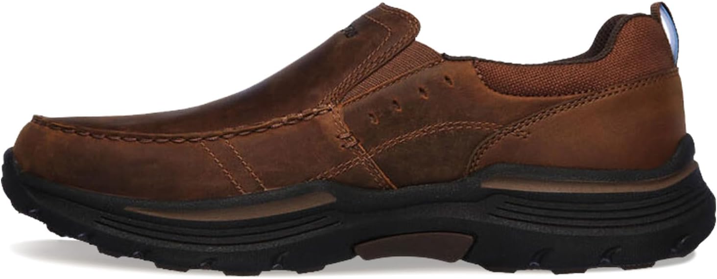 Skechers Men's USA Expended - Seveno Moc Toe Leather Slip On - Image 4