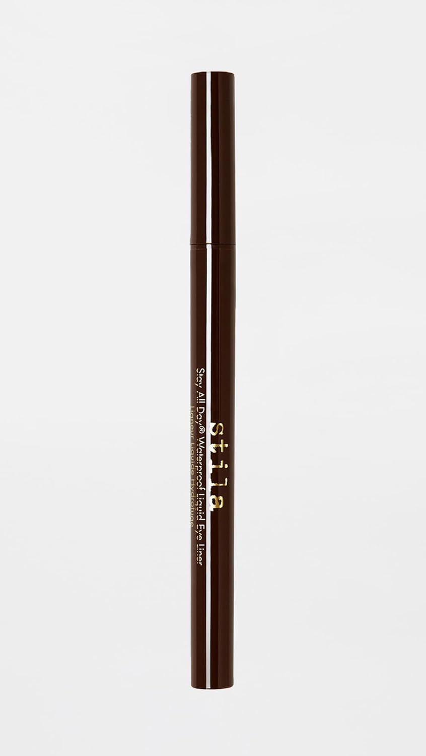 stila Waterproof Liquid Eye Liner, Stay All Day Makeup with Fine Brush Tip Lasting Satin Finish, Smudge-Proof & Transfer-Resistant - Image 5
