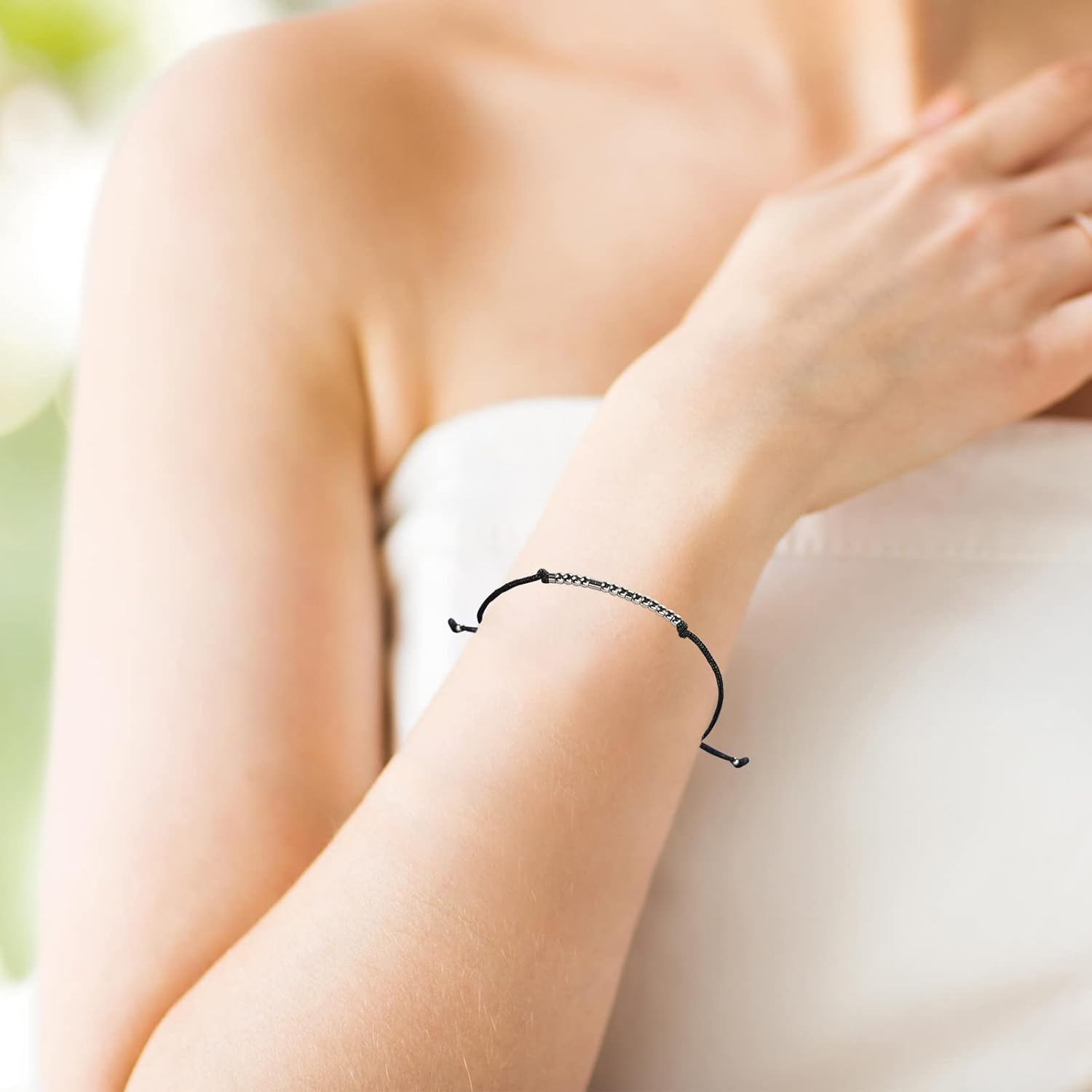 ASELFAD Morse Code Bracelets for Women, Funny Best Friend Birthday Gifts for Women Friendship Bracelets, Teen Girl Gifts Trendy Stuff, Valentines Day Gifts for Her - Image 4