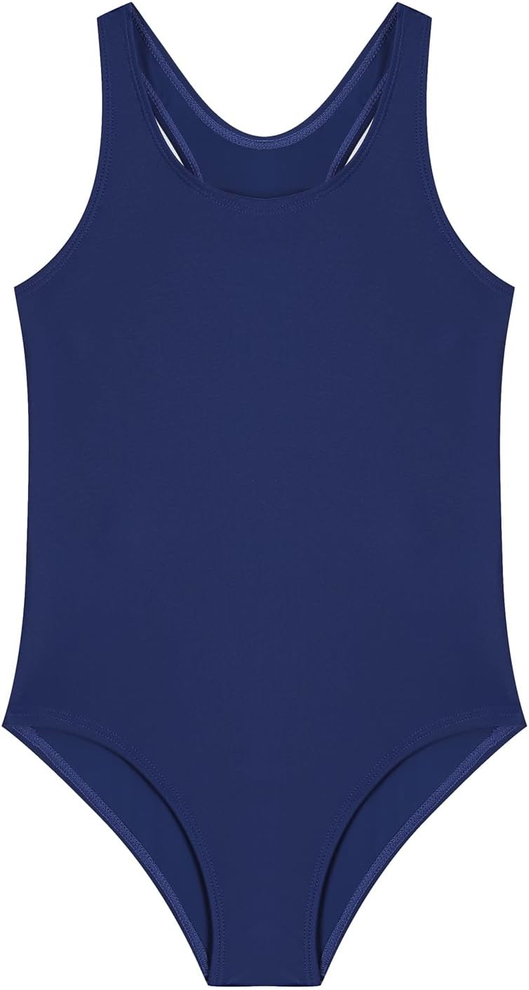 Girls One Piece Swimsuit Quick Dry Swimwear Beach Bathing Suit for 5-18 Years