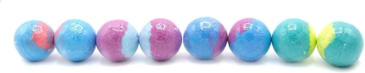 Crayola Colorful Scented Bath Bombs for Kids, Color You Bath Bathbomb Fizzies for Boys Girls Holiday Stocking Stuffer, Grape Jam, Laser Lemon, Cotton Candy, & Bubble Gum Scents - Image 5