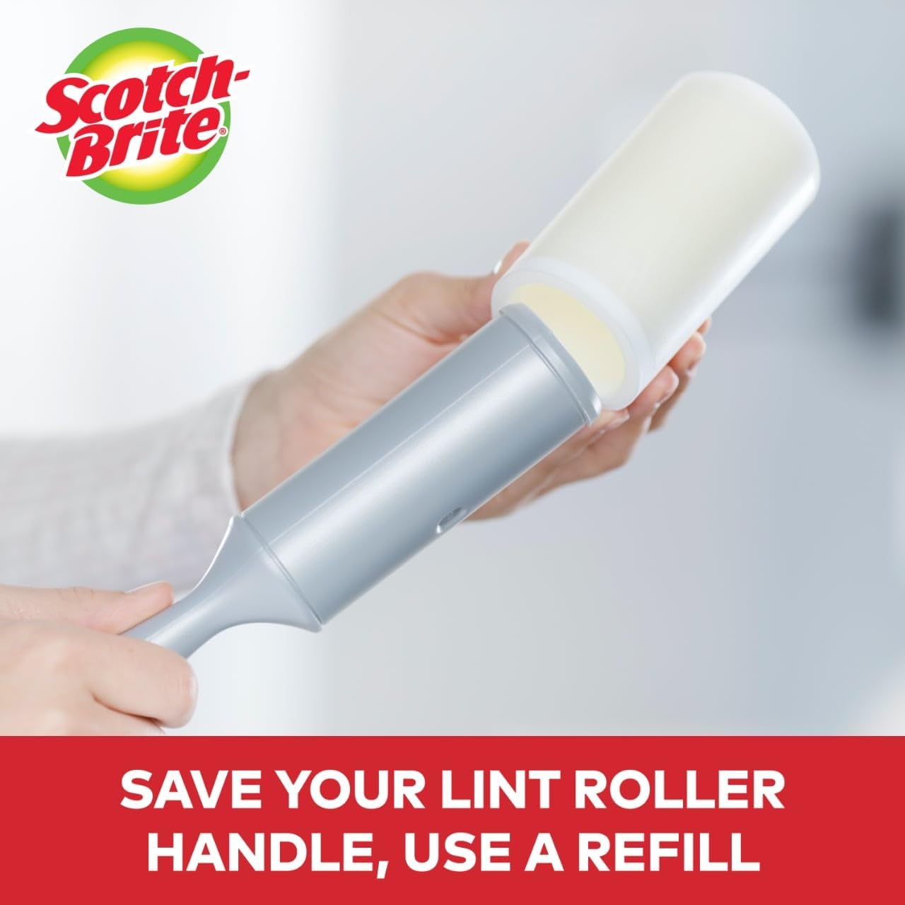 Scotch-Brite Lint Roller, Works Great on Pet Hair, 60 Sheets (Pack of 1) - Image 9