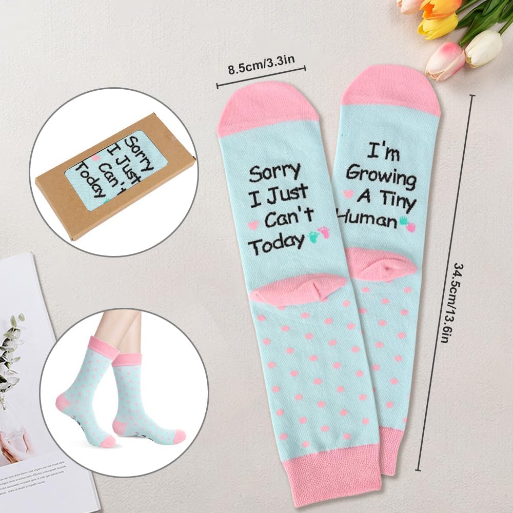 Mom to Be Gift, First Time New Mom Gifts for Pregnant Moms Socks,1st Mothers Day Pregnancy Gifts for Expecting Mommy to Be Maternity Wife Mama Aunt Sister Christmas Stocking Stuffers Ideas - Image 4