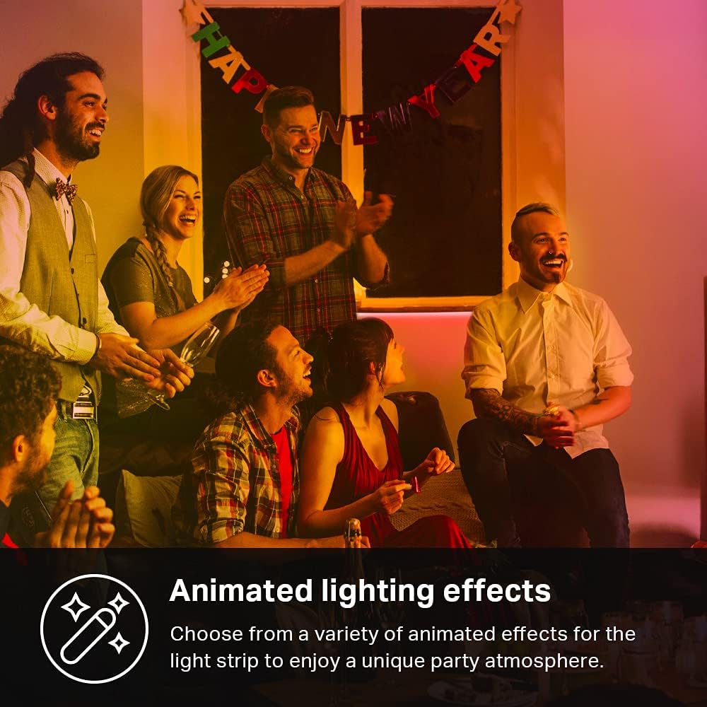 Kasa Smart LED Light Strip, 16.4ft WiFi LED Strip Works with Alexa, Google Home, SmartThings, High Brightness with 16 Million Colors, RGB, Grouping, Adjustable Length, Up to 25,000 Hours (KL400L5) - Image 5