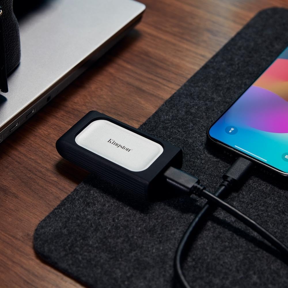Kingston XS2000 500G High Performance Portable SSD with USB-C | Pocket-sized | USB 3.2 Gen 2x2 | External Solid State Drive | Up to 2000MB/s | SXS2000/500G - Image 5