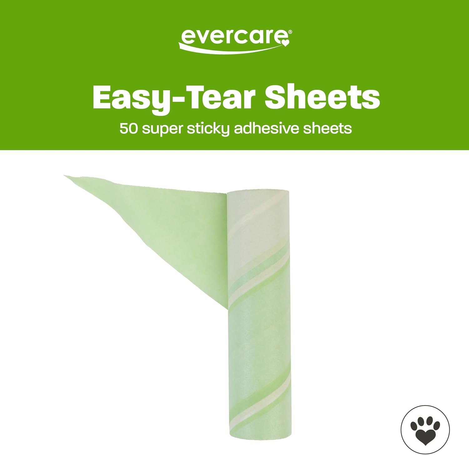 Evercare Pack of 3 All-Purpose Pet Mega Oversized Lint Roller Refills, 50 Sheets Each - Image 5