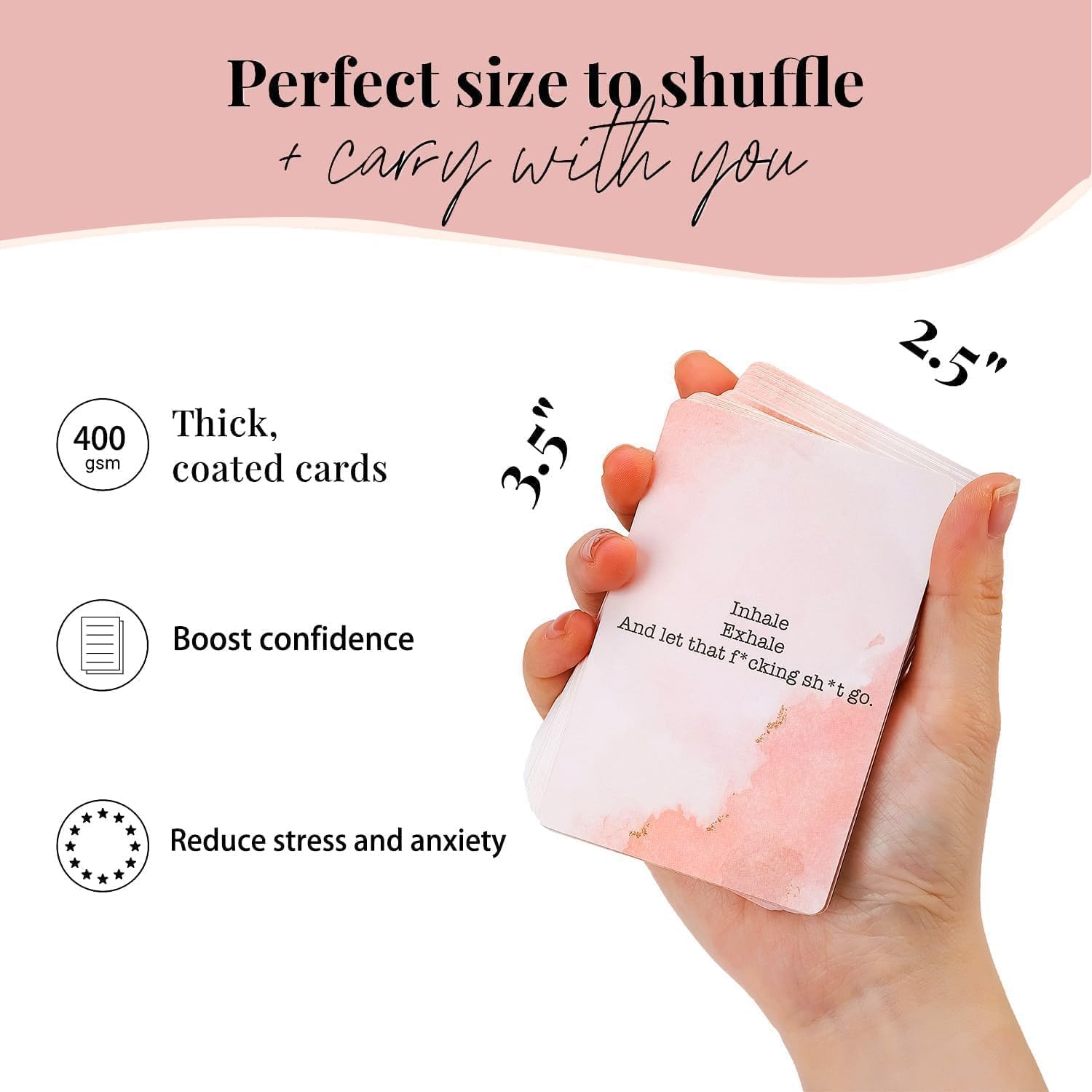 shoprotik Badass Affirmation Cards - Daily Motivational and Inspirational Cards for Women - Image 2