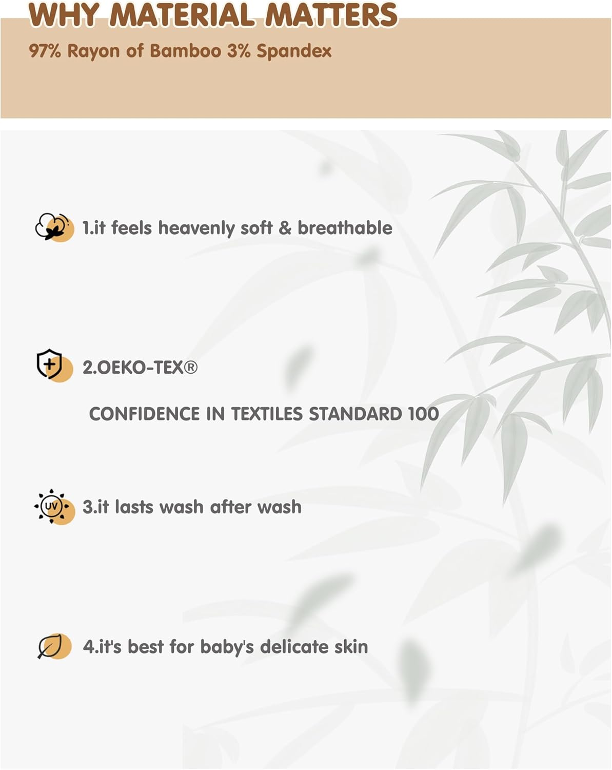 Jimonda Baby Boys Girls Pajama Sets Toddler Long Sleeve Sleepwear Sets Rayon from Bamboo Pajamas Sets 4pcs PJs 18M-8Y - Image 6