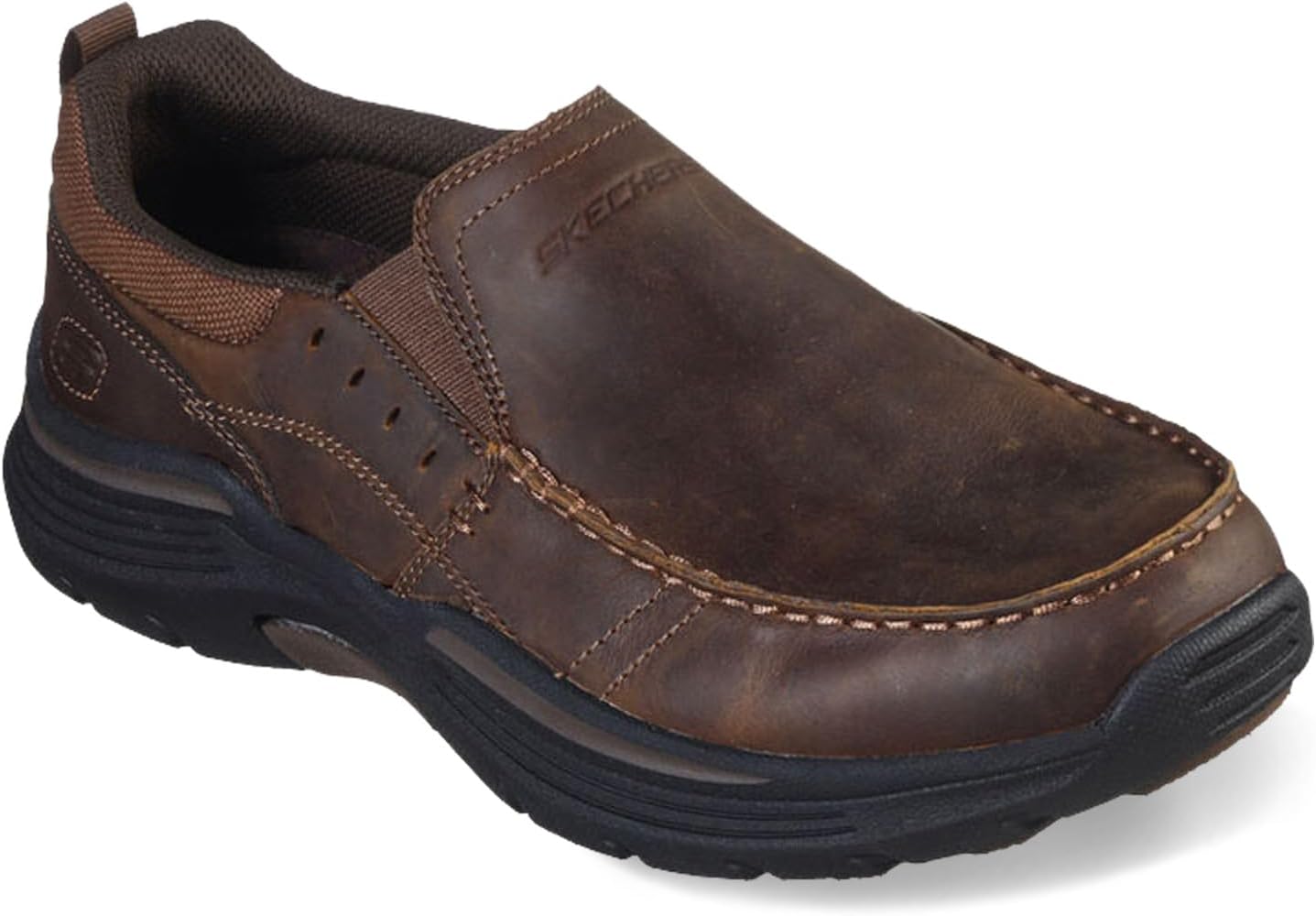 Skechers Men's USA Expended - Seveno Moc Toe Leather Slip On - Image 2