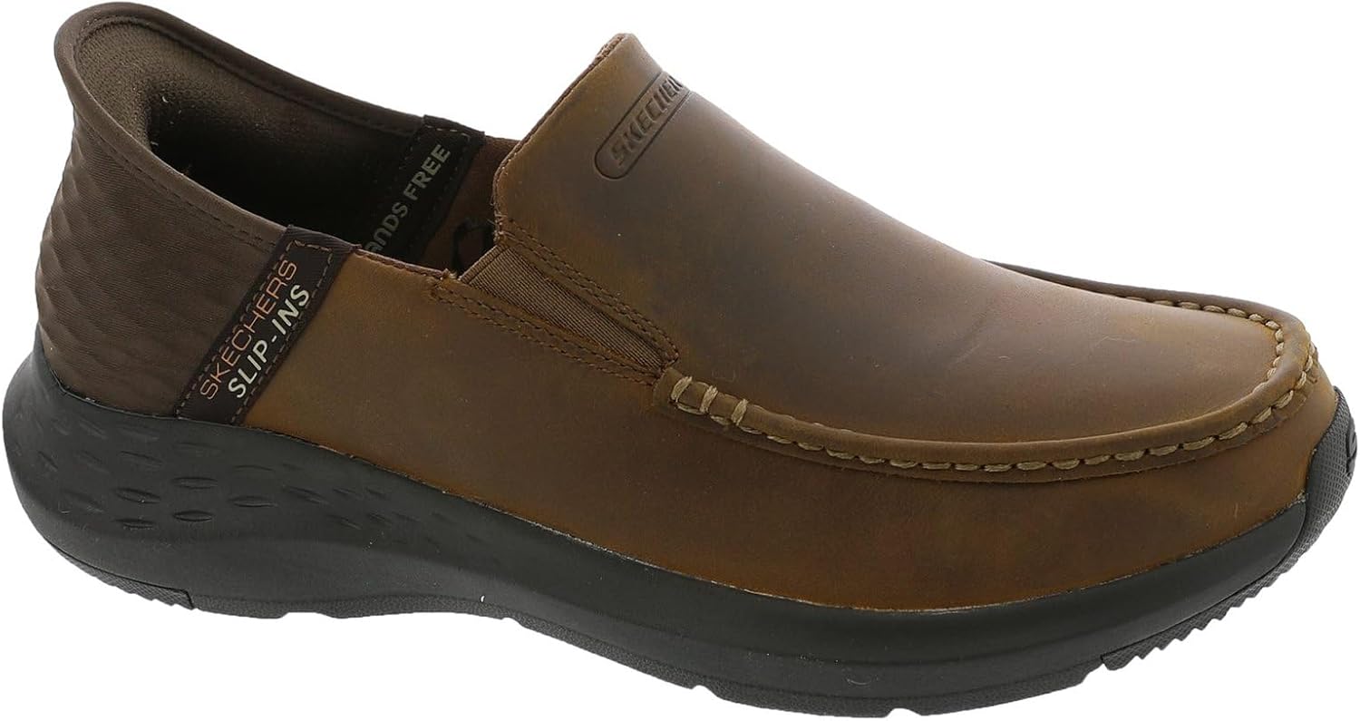 Skechers Men's USA Parson - Oswin Moc Toe Leather Slip-Ins - Image 2