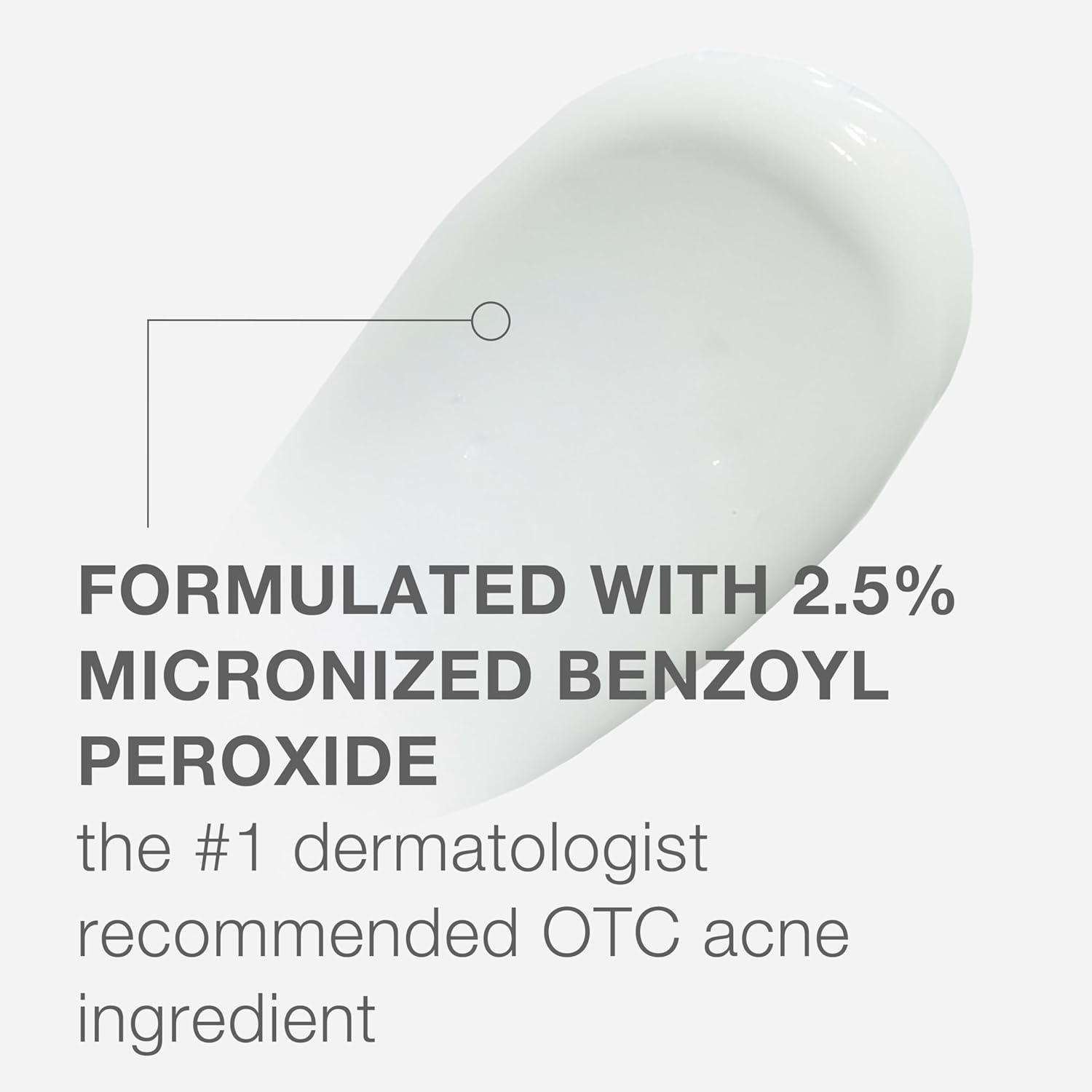 Neutrogena Stubborn Acne AM Face Treatment with 2.5% Micronized Benzoyl Peroxide Acne Medication, Oil-Free Daily Facial Treatment Reduces Size & Redness of Breakouts, Paraben-Free, 2.0 oz | 2.5%, Acne Medication, Oil-Free, Paraben-Free - Image 2