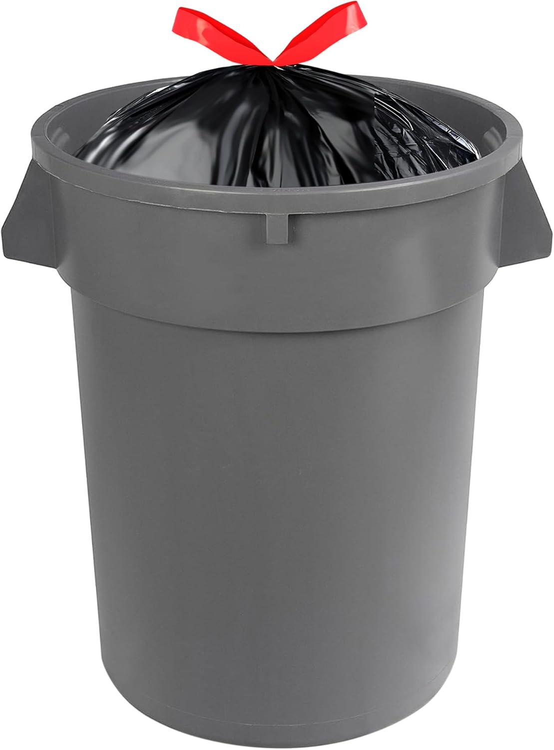 Amazon Basics Multipurpose Drawstring Trash Bags, 30 Gallon Capacity, Tear Resistant, 50 Count (Previously Solimo) - Image 4