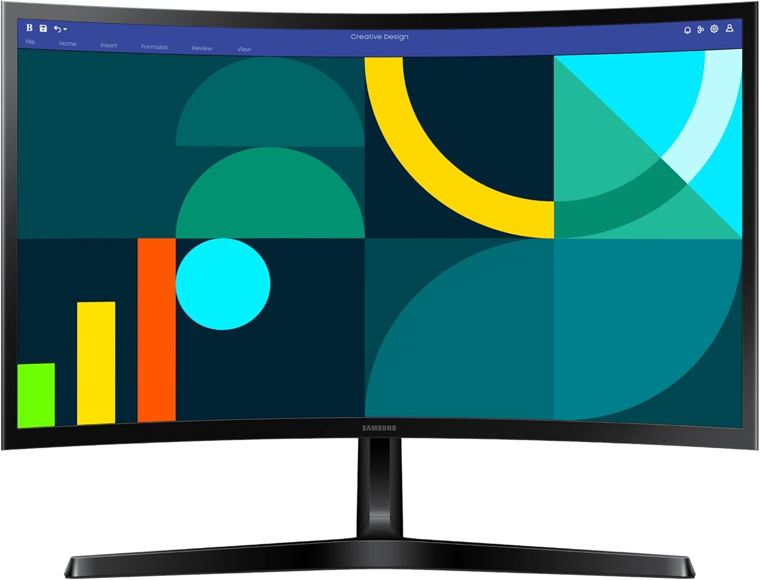 Samsung 24" Essential S3 (S36GD) Series FHD 1800R Curved Computer Monitor, 100Hz, Game Mode, Advanced Eye Comfort, HDMI and D-sub Ports, LS24D366GANXZA - Image 10