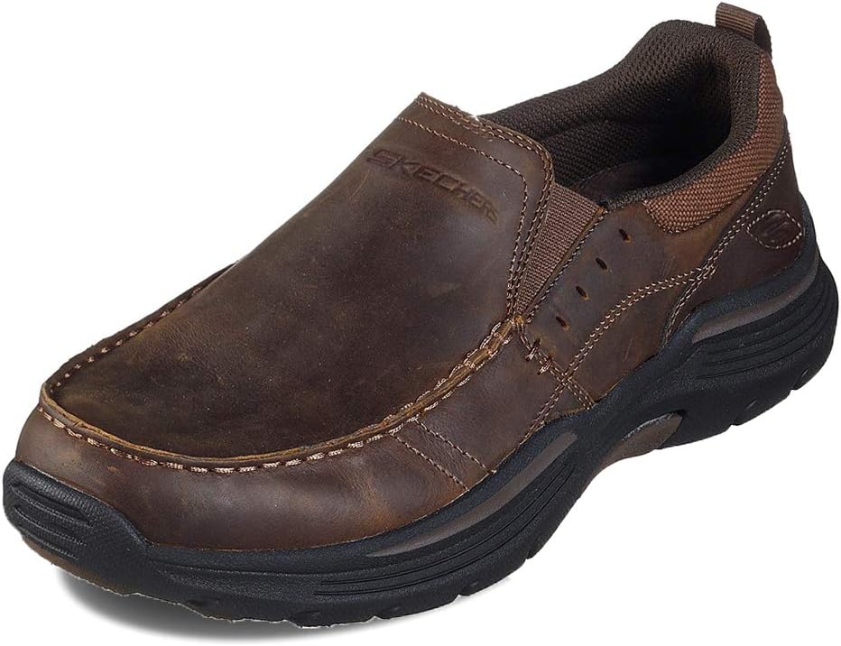Skechers Men's USA Expended - Seveno Moc Toe Leather Slip On