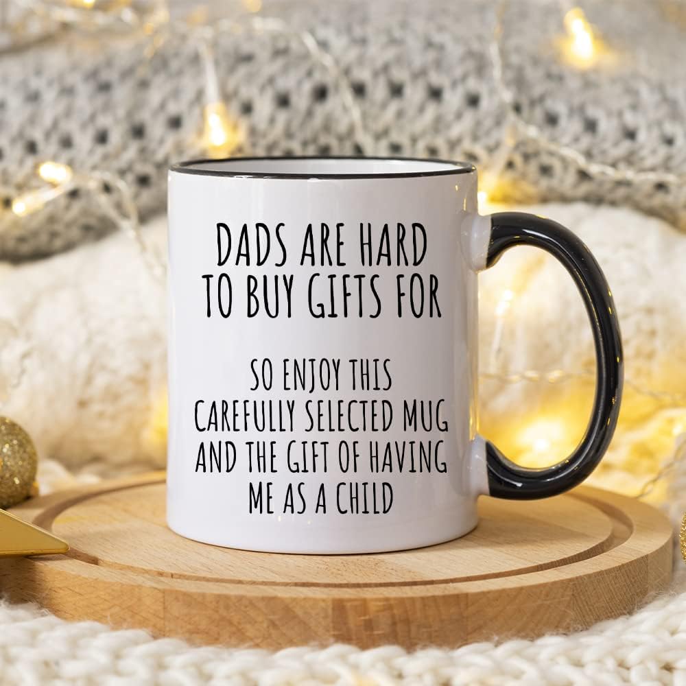 Fatbaby Funny Coffee Mug for Dad,Father's Day Christmas Birthday Gifts for Dad from Daughter Son,father Gifts Tea Cup 11OZ - Image 4