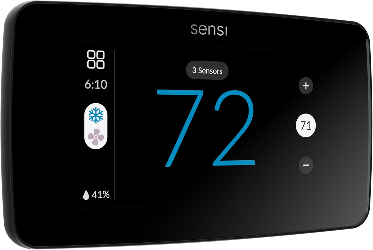 Sensi Touch 2 Smart Thermostat with Touchscreen Color Display, 100 Years of Expertise, Programmable, Wi-Fi, Data Privacy, Easy DIY, Works with Alexa, Energy Star Certified, ST76, C-Wire Required - Image 3