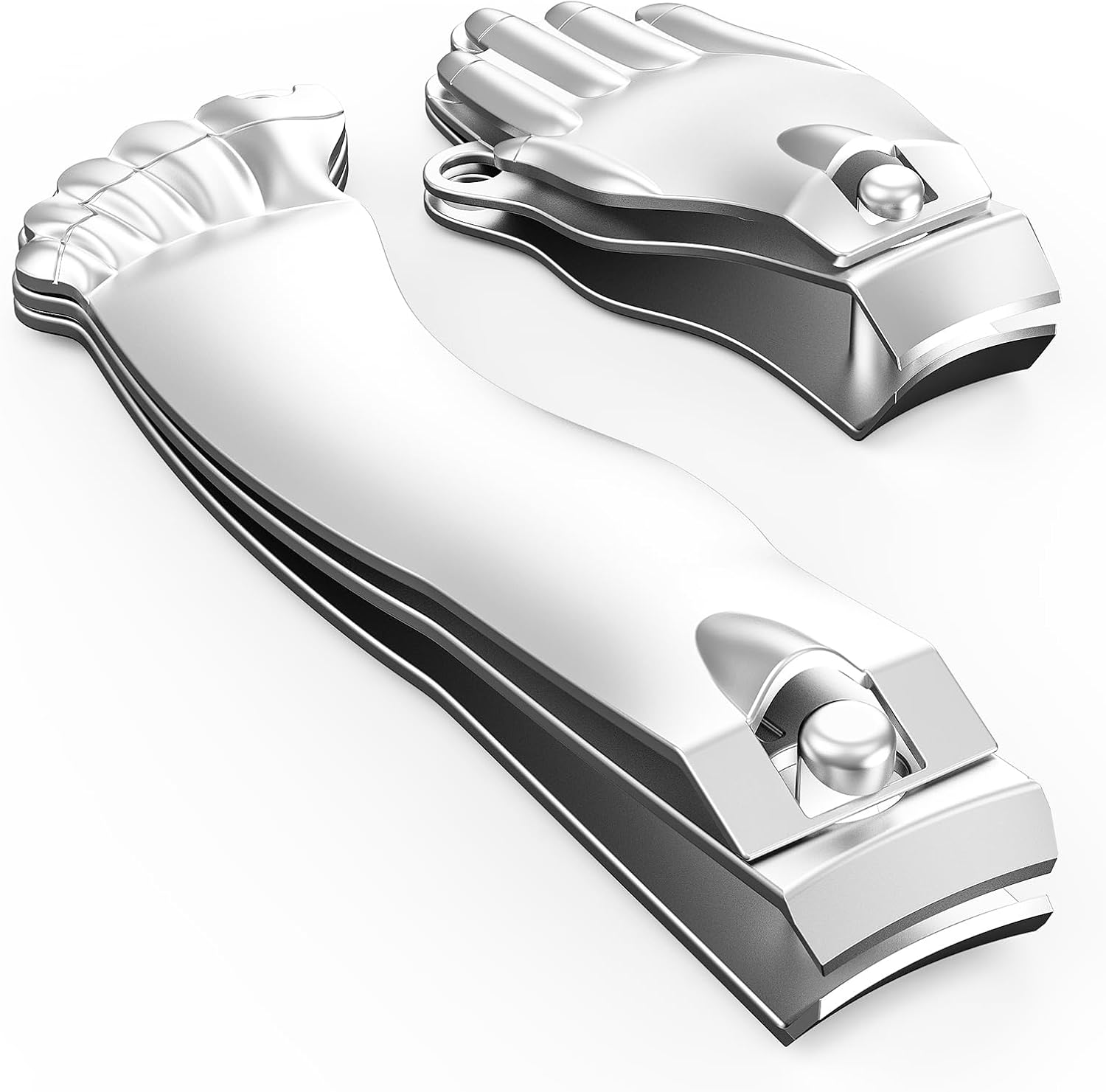 Nail Clippers Set,Gag Gifts Funny,Stocking Stuffers for Adults Men Him,White Elephant Gifts for Adults, Cool Stuff Gadgets for Men Dad Boyfriend Father Husband Friends,Mens Gifts Ideas (Silver) - Image 7