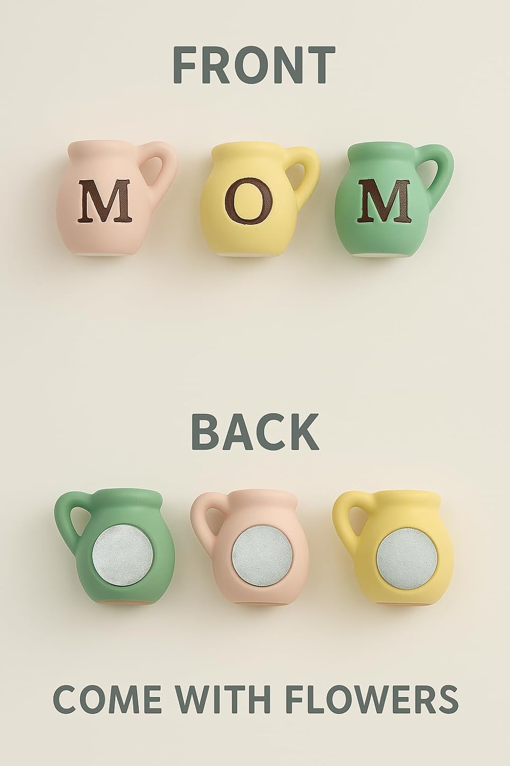 Mini Vase Magnets for Fridge - Christmas Mom Gifts from Daughter, Unique Birthday Gifts for Mom from Son, - Image 7