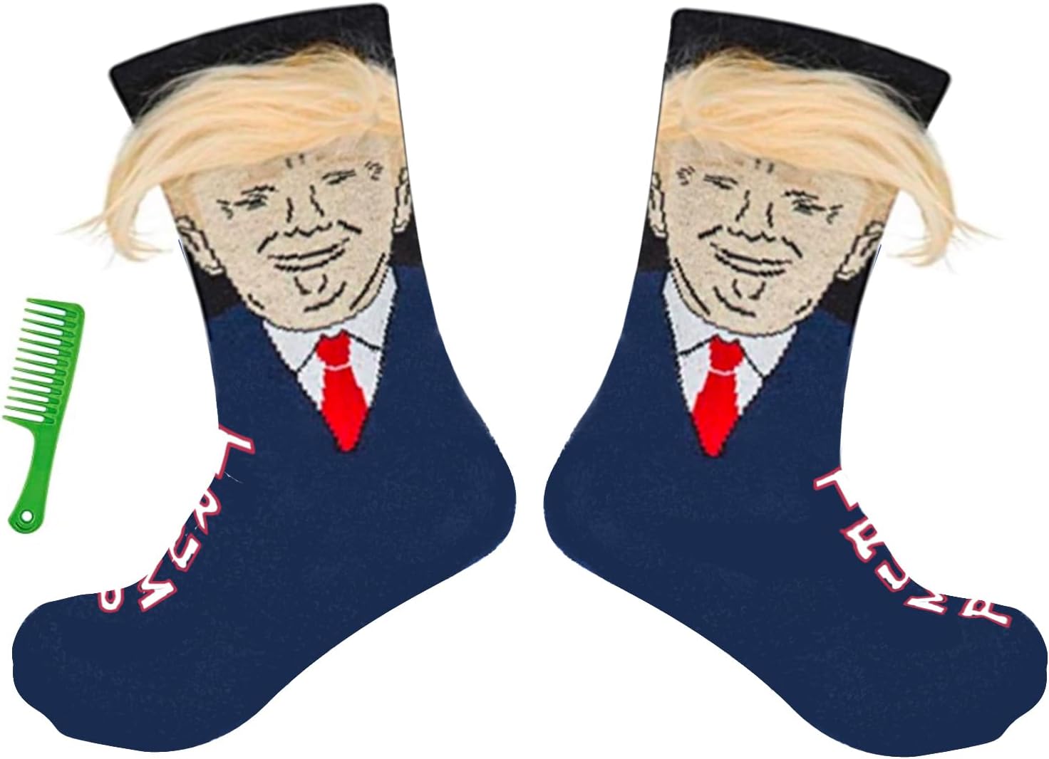 T Legend Funny Socks For Supporters of Donald President, Novelty Gag Gifts For Father's Day and Mather's Day, Onesize