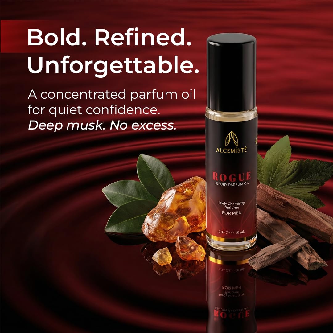 Rouge Pheromones Cologne for Men – Concentrated Pheromones Perfume For Men - Body Chemistry Fragrance For Him - Bold, Raw, Refined Scent - Travel Size, Rollerball Formula - 0.34 oz (10 mL) - Image 2