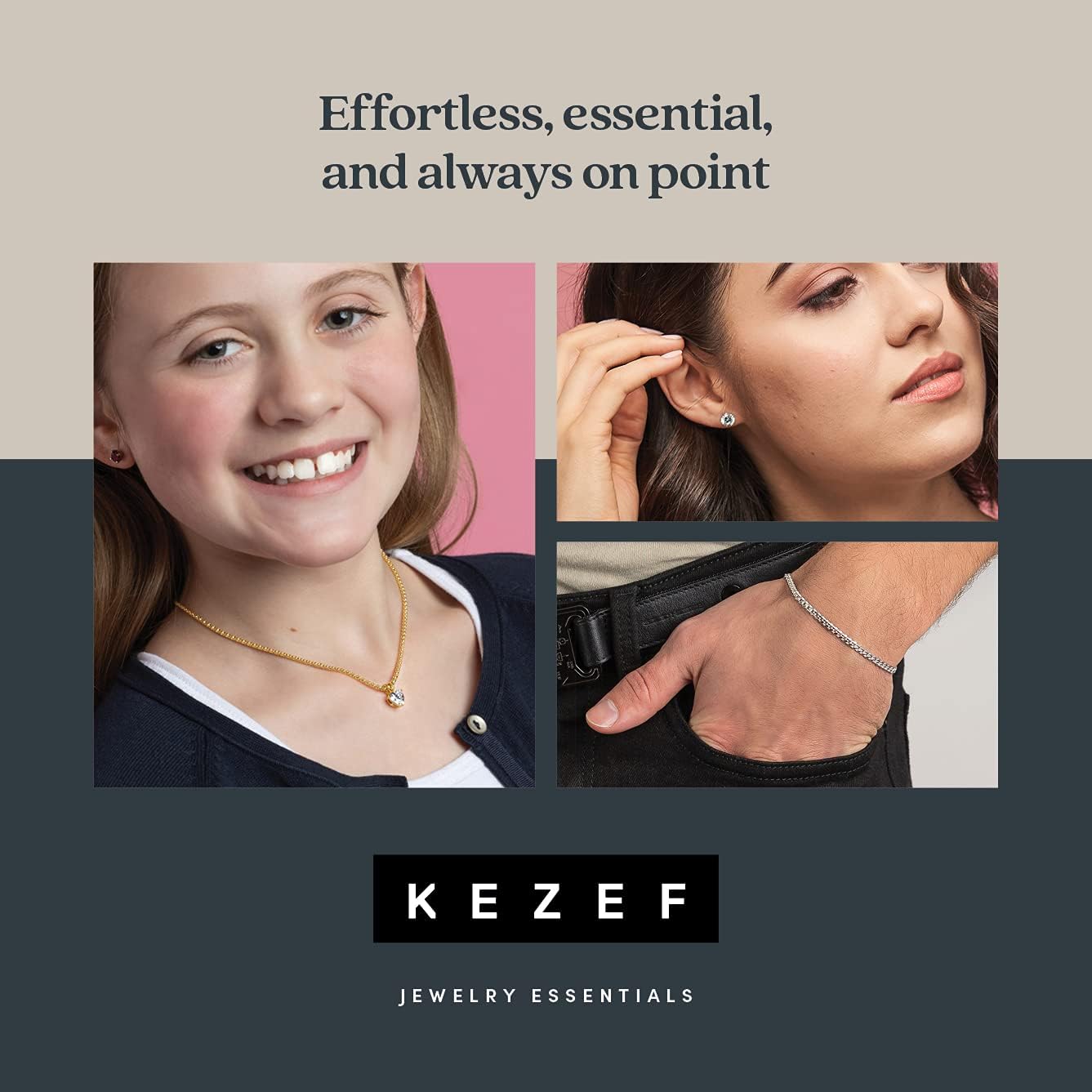 KEZEF Sterling Silver, 14k Gold Plated Silver & Rose Gold Plated Silver Figaro Chain | Fine Diamond Cut 1.5mm Bracelet & Anklet for Women, Girls and Men - Image 7